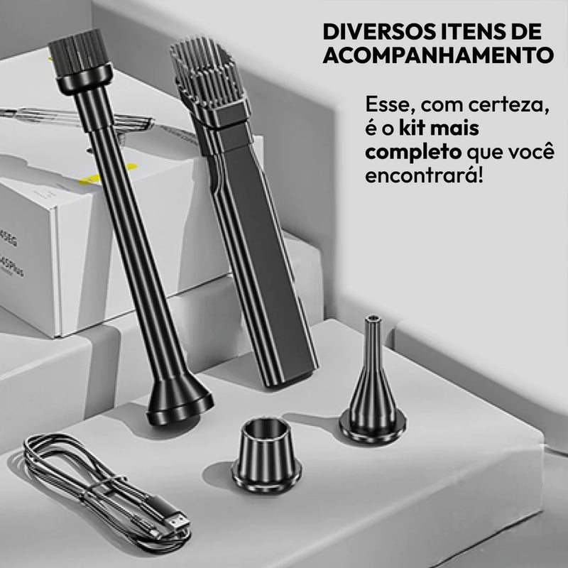 Aspirador Portátil MaxJet™  +4 ACESSÓRIOS EXCLUSIVO(BRINDE EXCLUSIVO + FRETE GRÁTIS ATÉ 23:59)