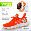 Combo em Oferta 3x1 TÊNIS NEWFIT + IWO SERIES 8 ULTRA + FONE BLUETOOTH PRO | ENVIO IMEDIATO