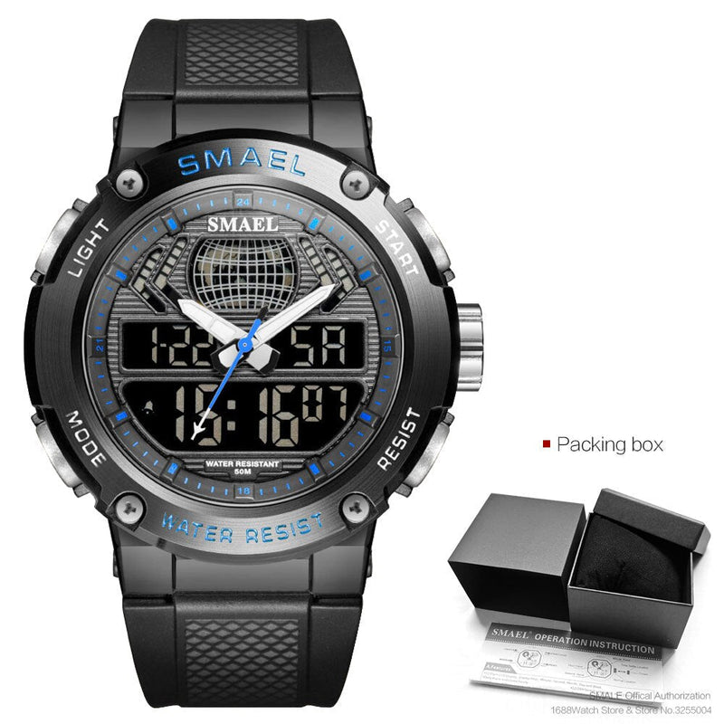 Relógio Casual Masculino Dual display