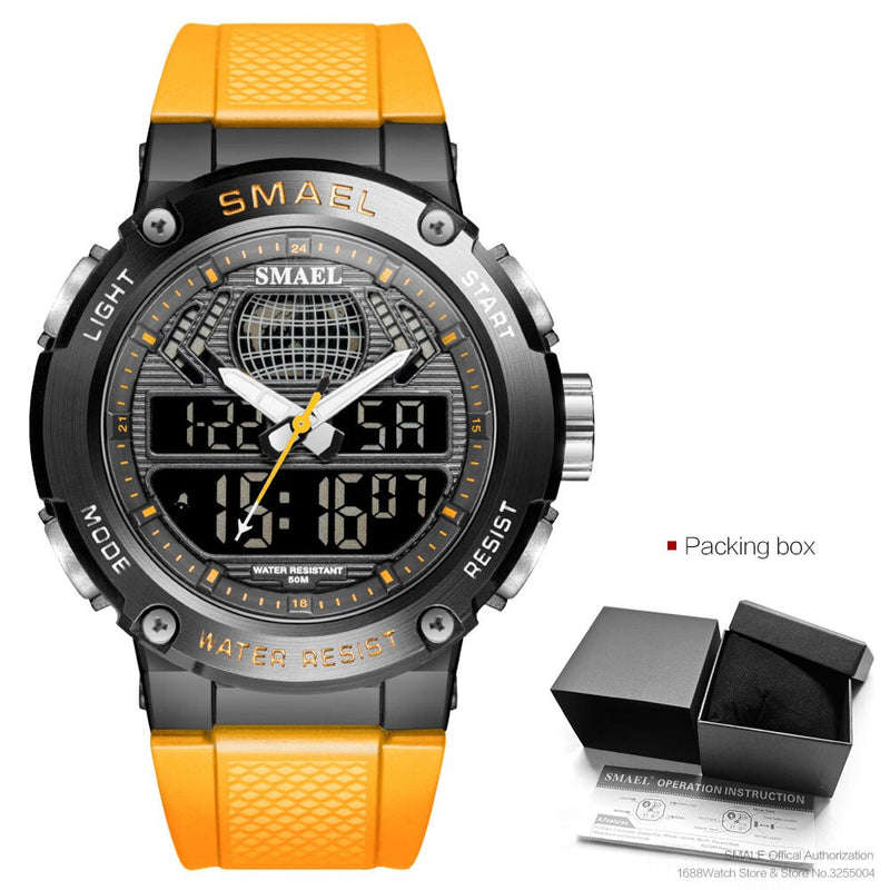 Relógio Casual Masculino Dual display