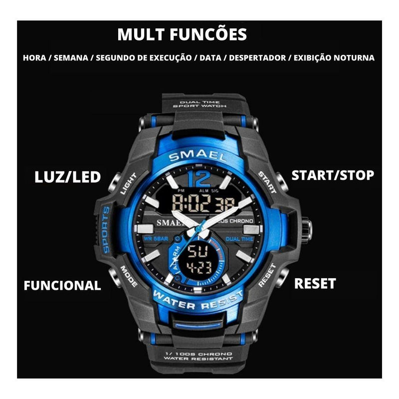 Relógio Casual Masculino SMAEL Premium